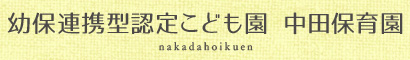 社会福祉法人中田保育園 幼保連携型認定こども園 中田保育園